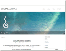 Tablet Screenshot of chup-sadhana.com